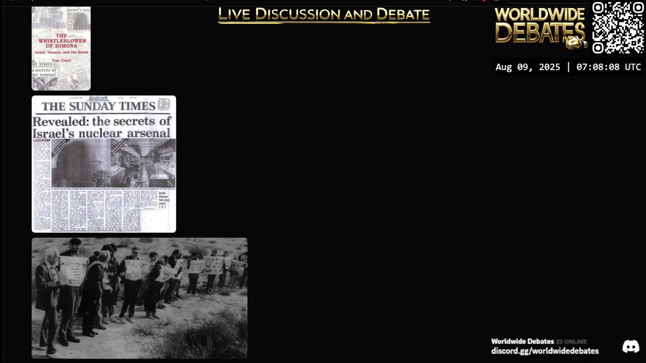 0009 - Worldwide Debates LIVE - YouTube/Rumble/Twitch/Kick