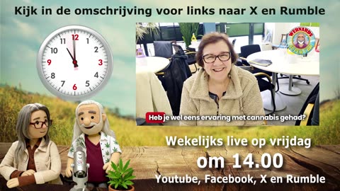 Iedere vrijdag om 14.00 gaan we live!