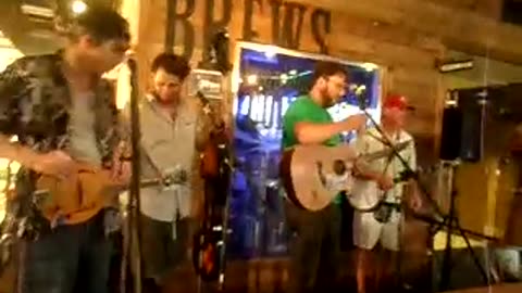 Checking out the sound system