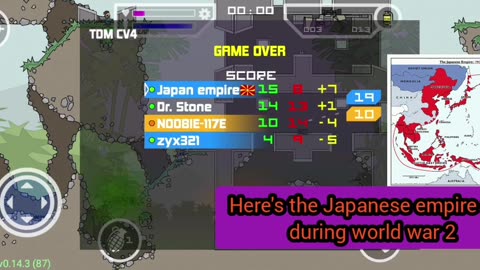 I challenging with world top pro player in mini militia. Japan Vs pro player