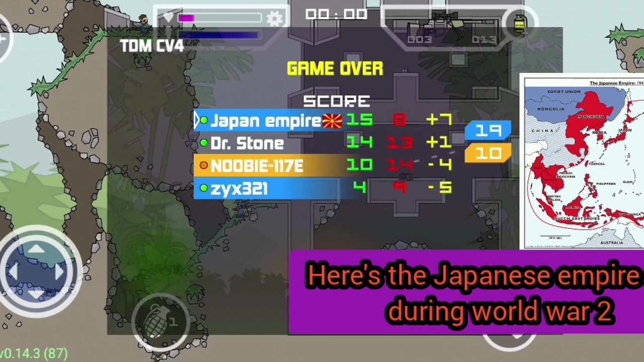 I challenging with world top pro player in mini militia. Japan Vs pro player