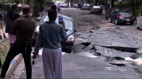 A huge sinkhole found in Southeast DC