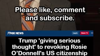 Trump Threatens Rosie O’Donnell’s US Citizenship