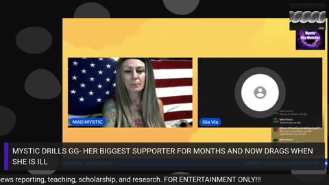 MYSTIC CYBER BULLYS GG-A VERY ILL WOMAN/ HER BIGEST SUPPORTER $$$