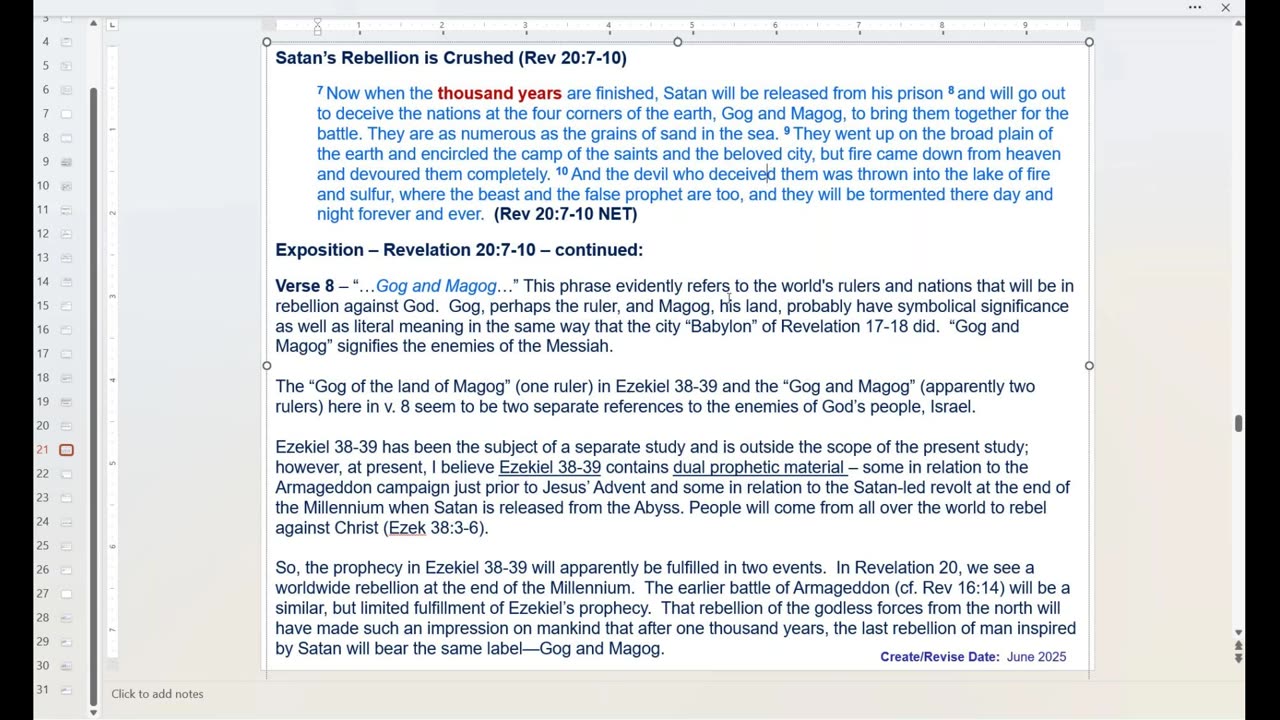 Revelation 20:7-15