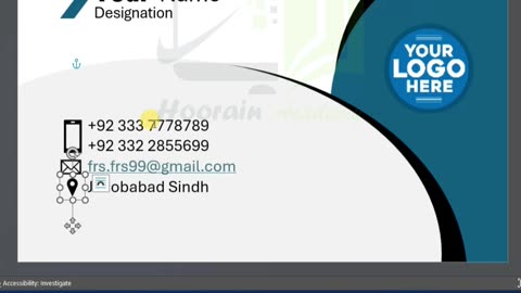 Business ID Card Design in Microsoft Word 2024 | Quick and Easy Tutorial in Urdu/Hindi