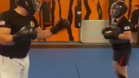 Kickboxing Sparring