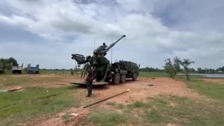 🚛💥 India Pakistan War | Thai M758 Autonomous Truck-Mounted Gun Fires 155mm Shells at Cambodia | RCF