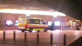 Ambulance arrives at Sydney Opera House. I see these inordinately often