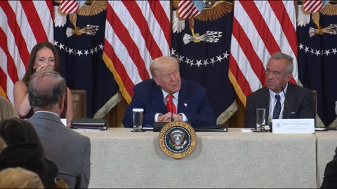 President Trump at MAHA Commission Event