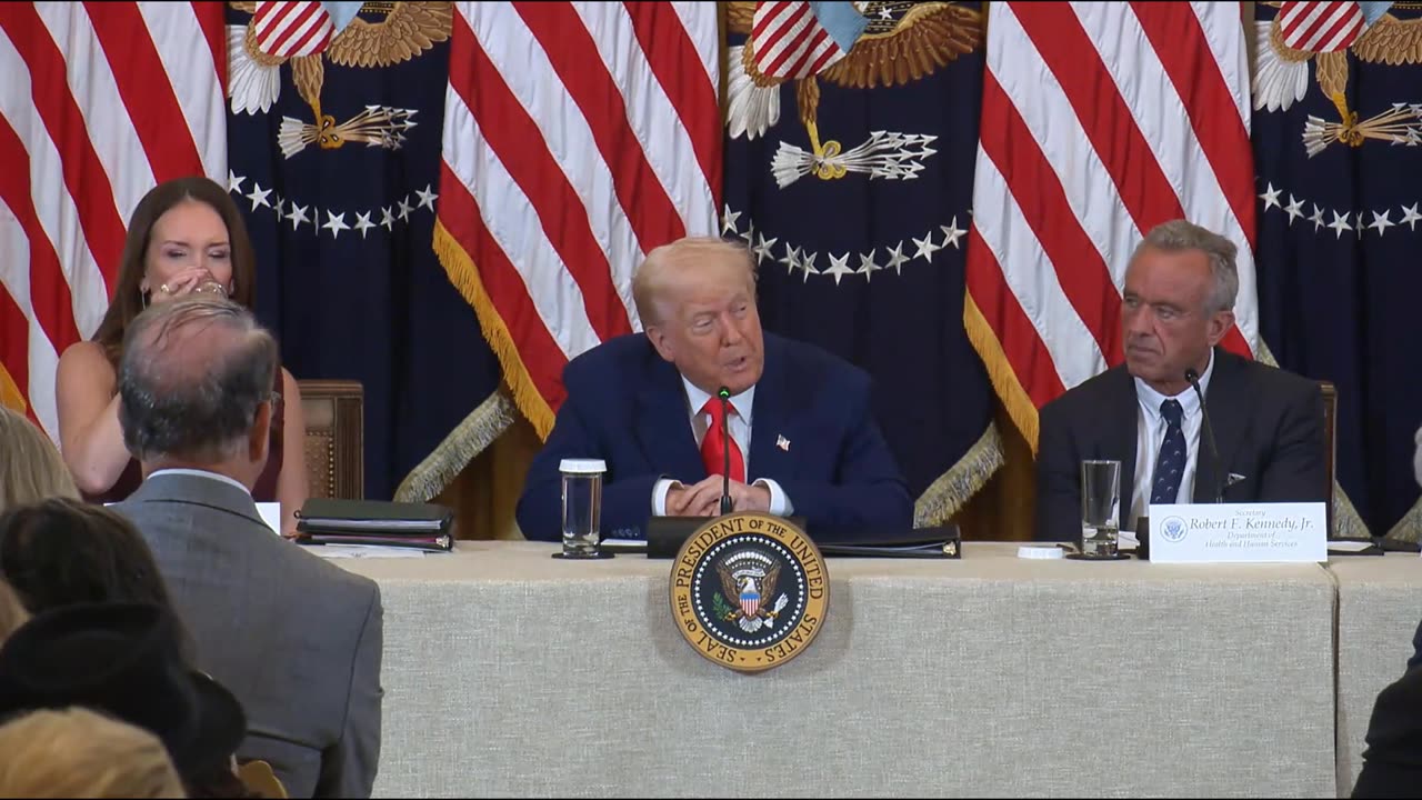 President Trump at MAHA Commission Event