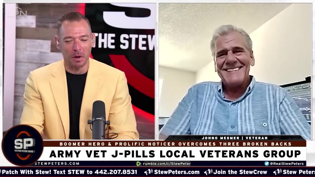BASED BOOMER: Army Vet J-Pills Local Veterans Group on USS Liberty & $JPROOF
