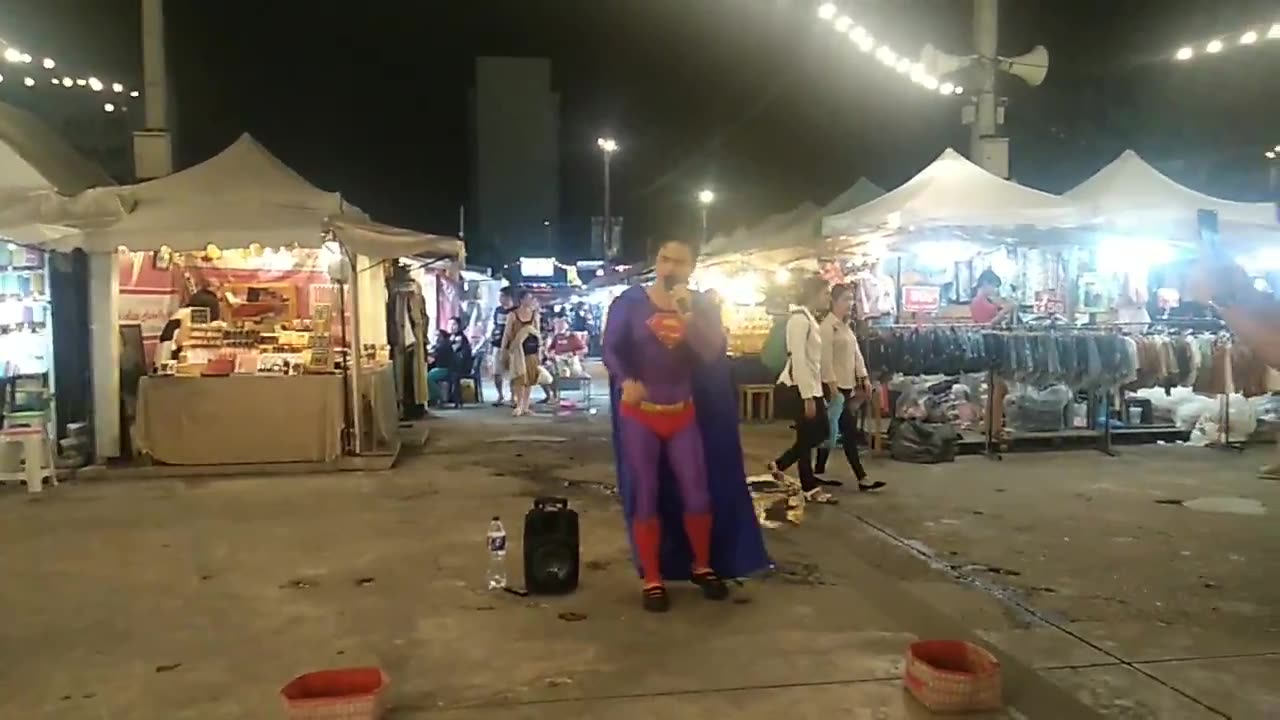 Superman Doing Part-time Job.