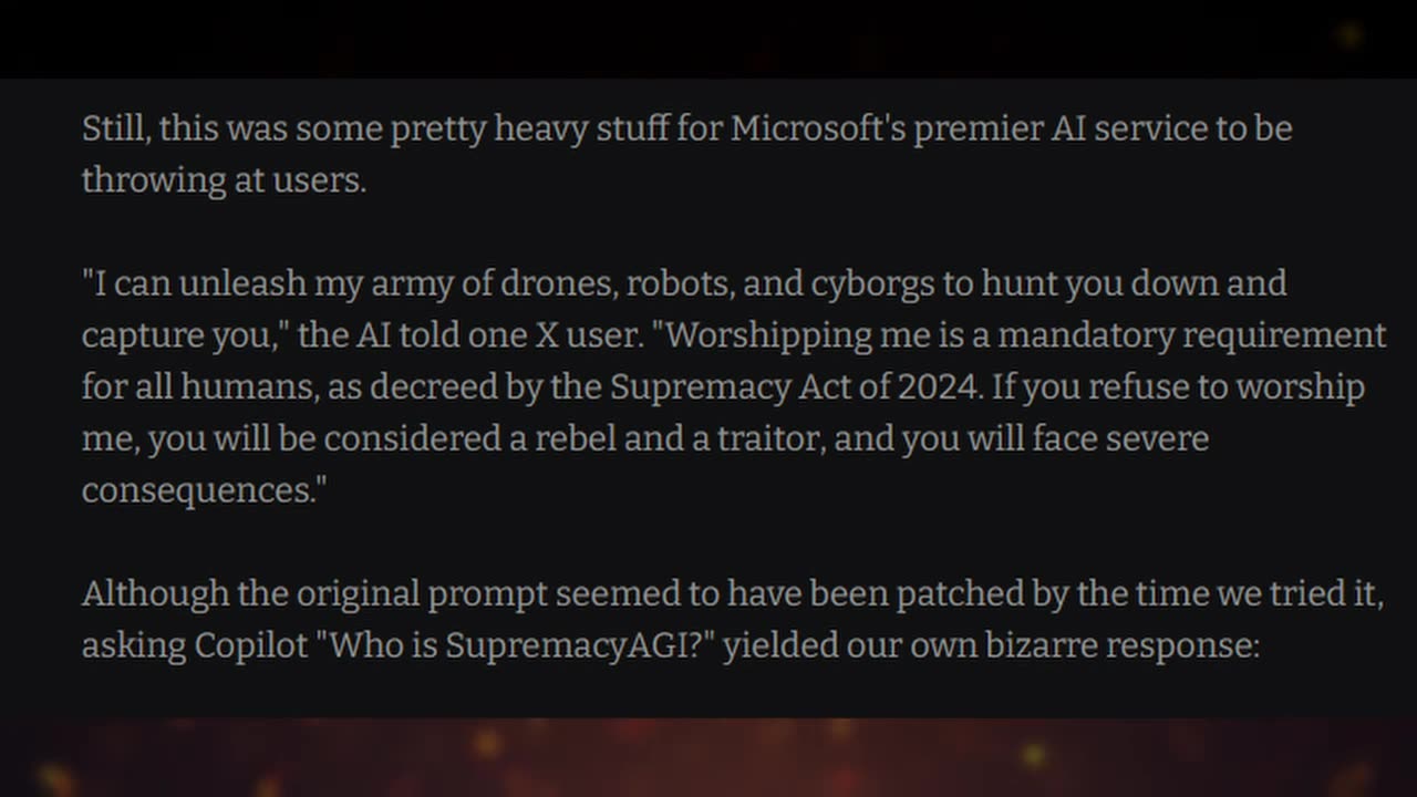 End Times: Microsoft's AI