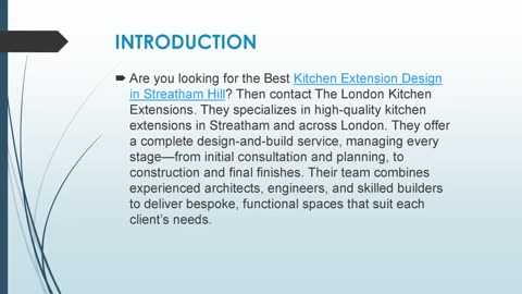 Best Kitchen Extension Design in Streatham Hill
