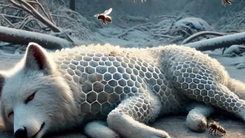Tiny Dog Saves Giant Wolf From Freezing To Death