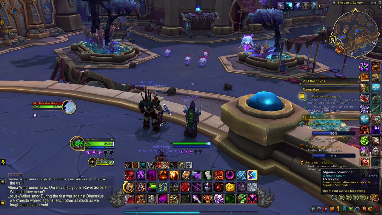 World of Warcraft Questing in K`aresh Part 4