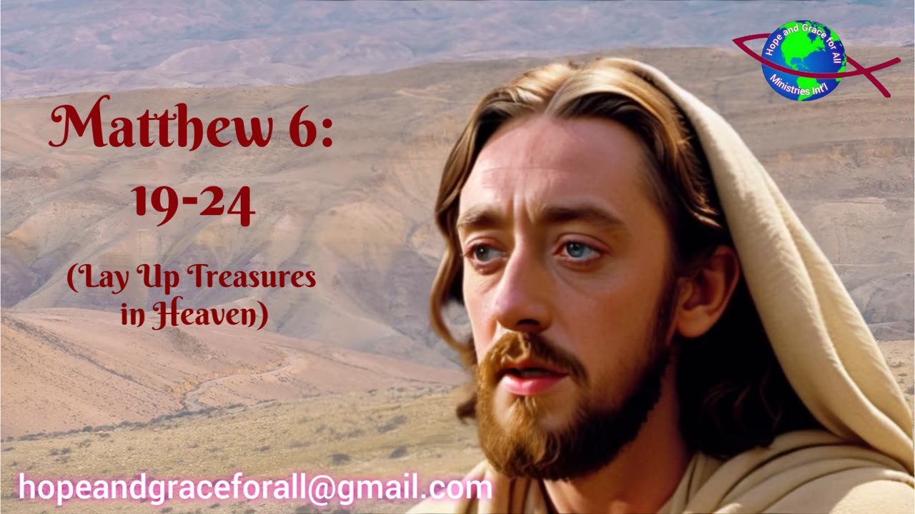 Sermon on the Mount, Matthew 6:19-24 Laying Up Treasures in Heaven, Alec Guinness portraying Jesus