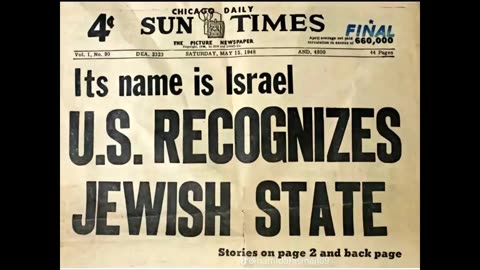 ITS NAME is Israel U.S> RECOGNIZED JEWISH STATE.