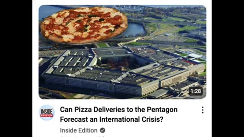 THE CODED MESSAGING IN THIS IS DISTURBING! "PENTAGON PIZZA ACTIVITY SEE'S A SURGE IN TRAFFIC!"