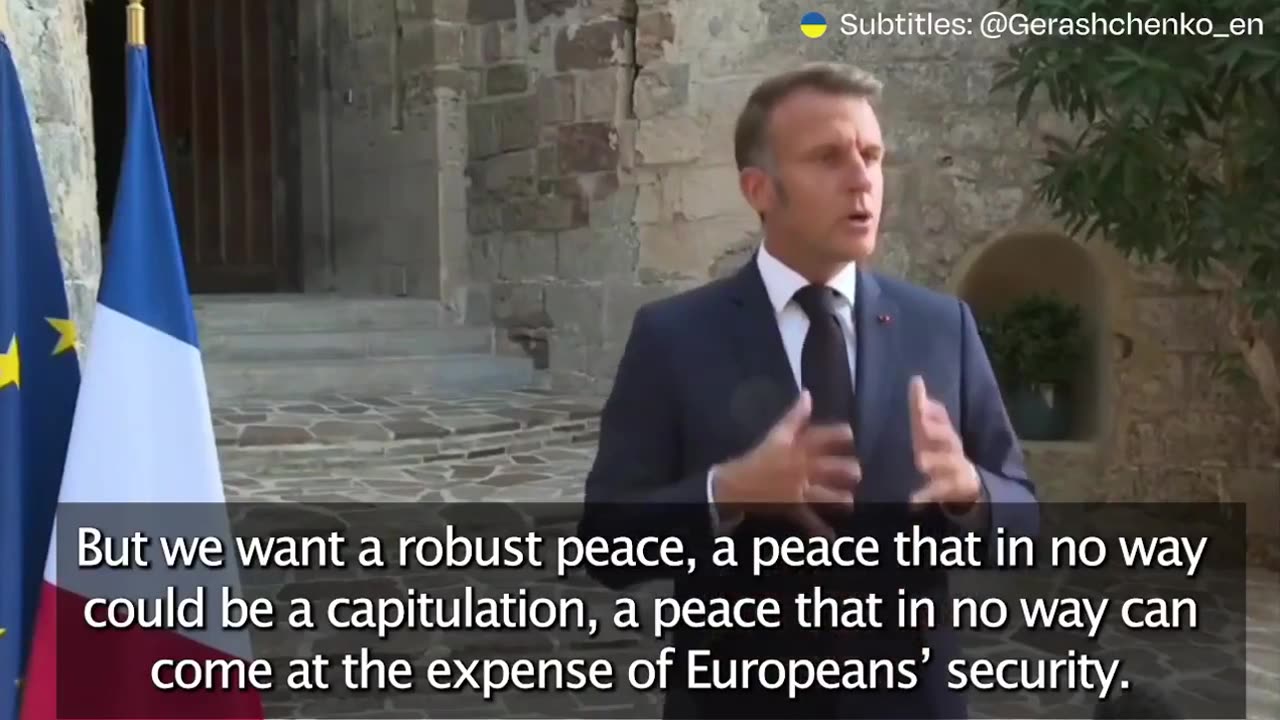 President Macron: We are talking about an imperialist and revisionist power that is today's Russia