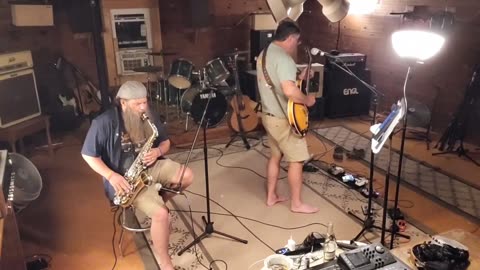 Friday Night Jam (Practicing Honking My Own Horn) at The Barn with Ray & Steve 7/18/2025