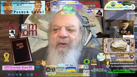 SHOW NOTES: Breakfast with Elli - THURSDAY - 1 May 2025 - 19 Iyar - 5785
