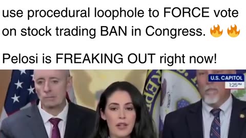 "Pelosi Is Freaking Out”: GOP Rep Moves to Force Vote on Congressional Insider Trading