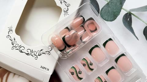💅 Coffin Press-On Nails – Yellow Bee & Flower Design 🌼🐝
