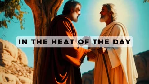 Genesis 18:1-5, The Three Visitors.