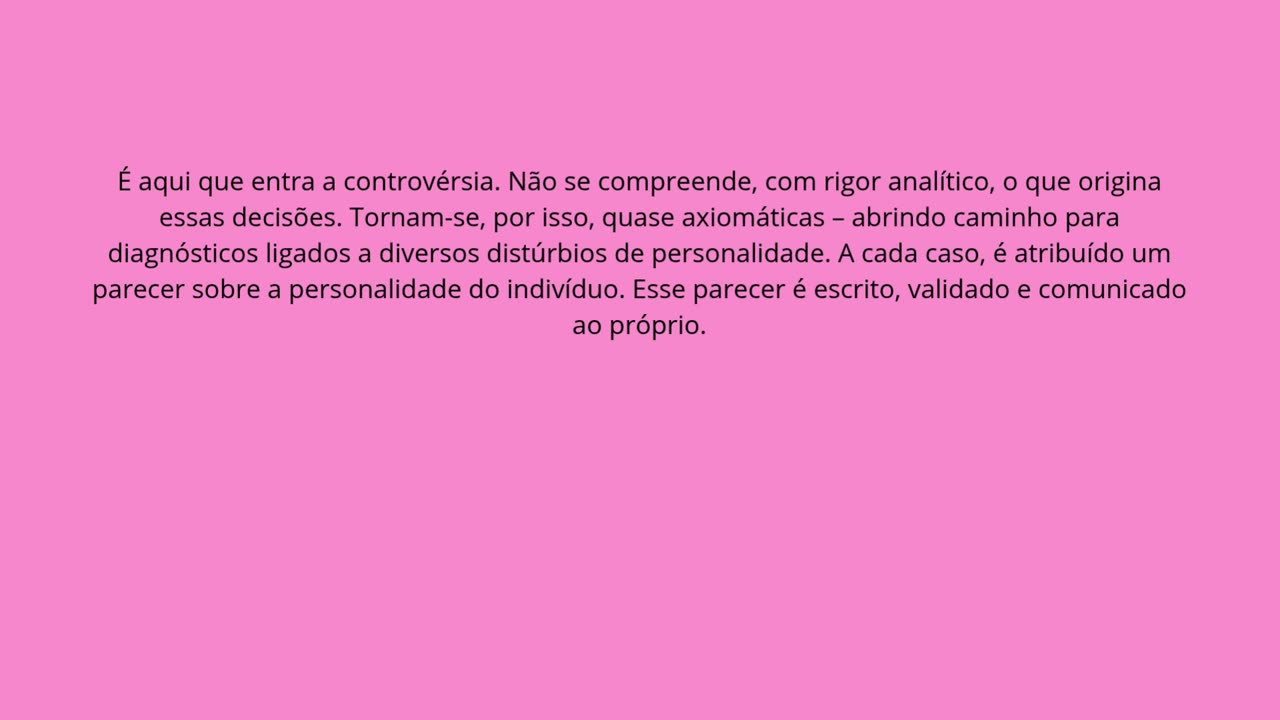 A Infância Justifica Tudo?