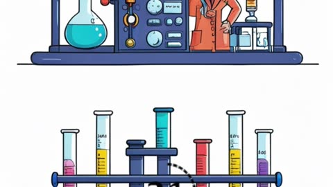 Find the Difference in This Science Lab with Colorful Liquids! 🧪👩‍🔬