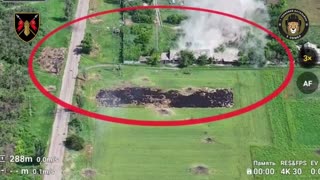 Footage of a Leopard tank going out for direct fire training