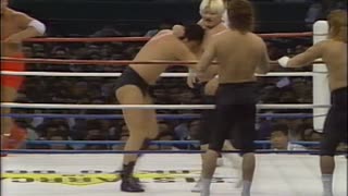 (1991.03.21) Hamaguchi, Hoshino, Kimura & Kido vs Blond Outlaws & Super Strong Machine - 8Man - NJPW