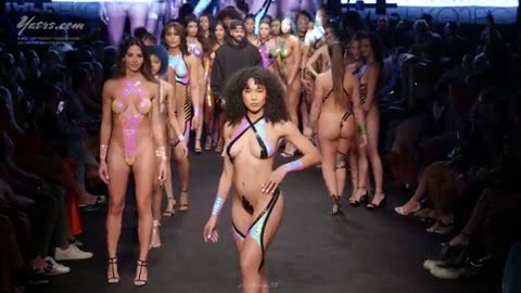 Black Tape Project Tape Art Fashion Show - LA Fashion Week 2023 - Art Hearts Fashion-Full Show 4K60