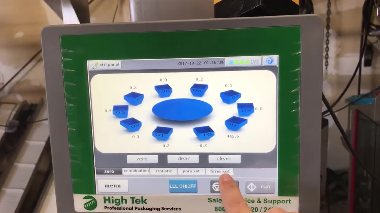 High Tek USA Multihead Weigher Packing Equipment- Premium Line HMI | Commericial Packing Equipment