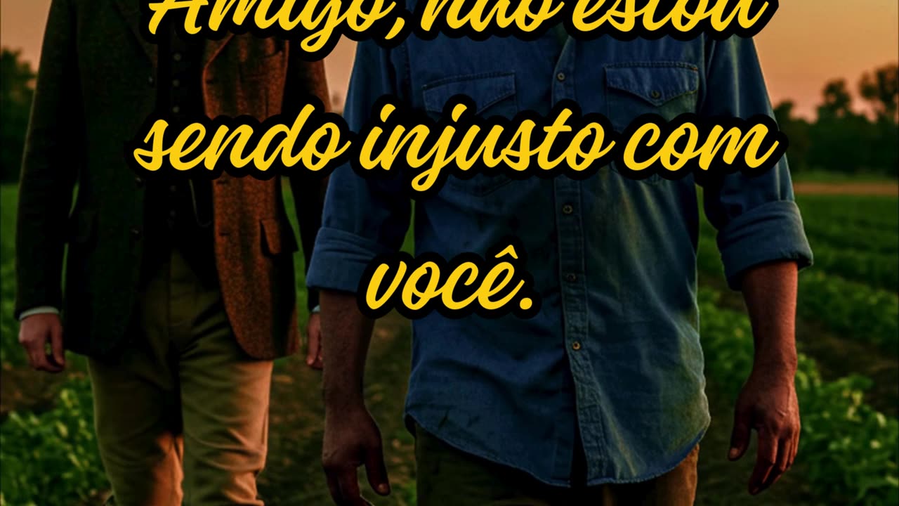 A Parábola dos Trabalhadores da Vinha (Mateus 20:1 a 16)