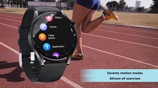AMOLED HD Smart Watch with AI Voice & Body Temperature Detection