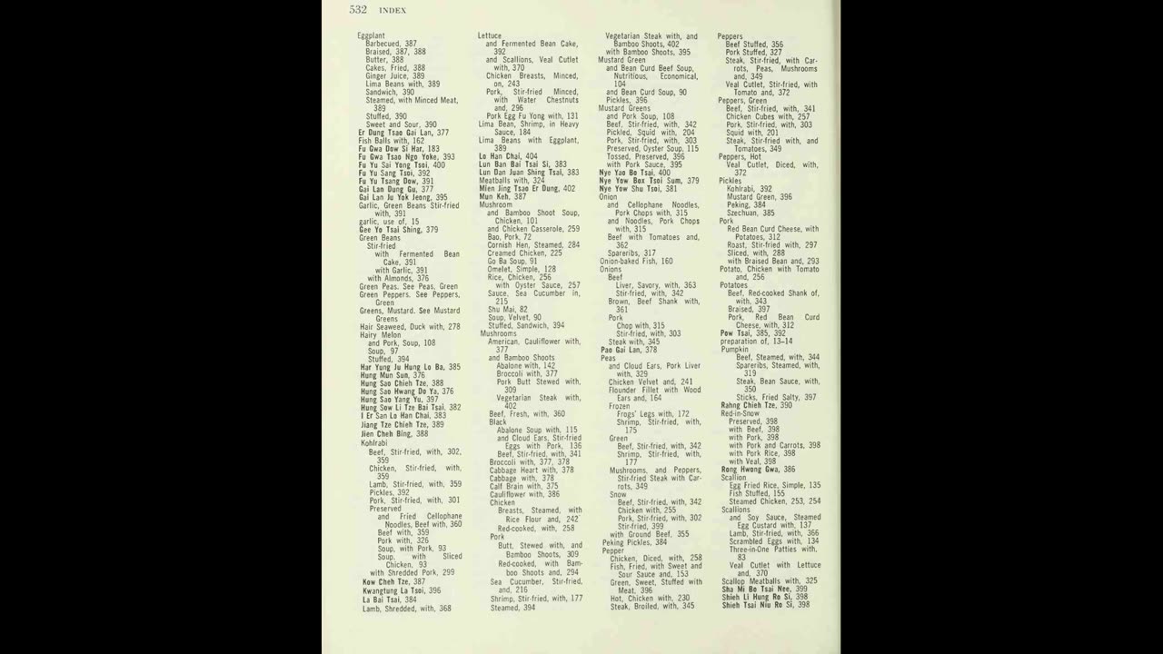 1970 An Encyclopedia of Chinese Food and Cooking 540 pages