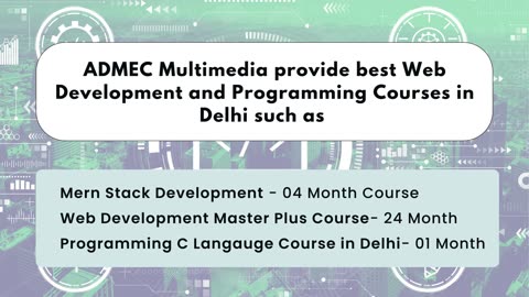 Why Learn Web Development and Programming?- Best Courses in Delhi