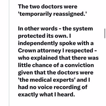 Donald Best I overheard doctors plotting to let a young woman die - so they could harvest her organs