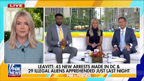 NEW: Leavitt says 45 arrests made in DC crime crackdown
