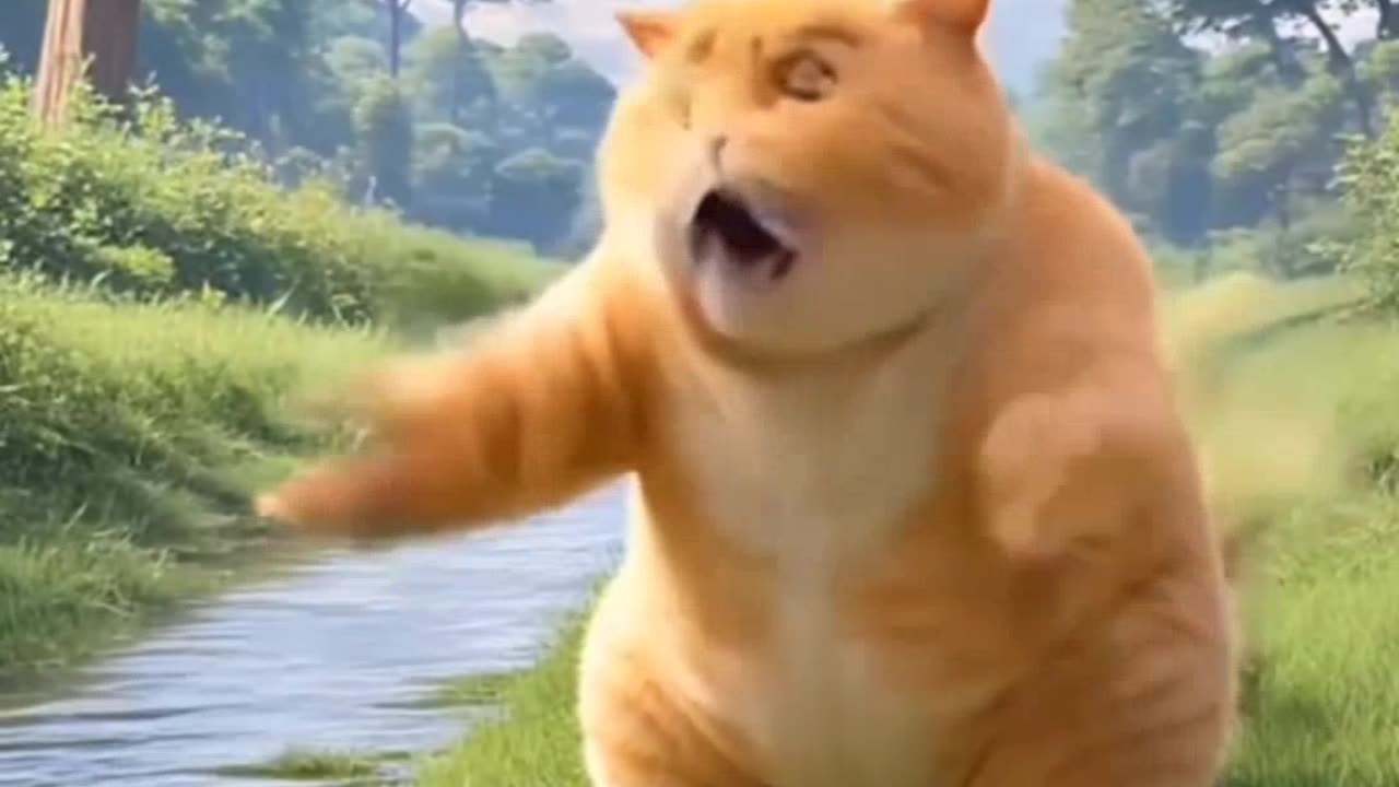 The orange cat saved baby #storytelling #orangecat #lovely #baby