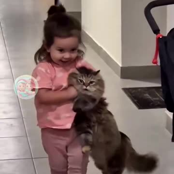 😹👶 Who Will Save the Cat from Baby’s Fun?