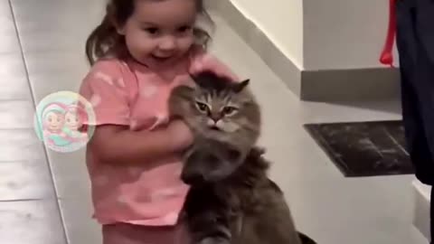 😹👶 Who Will Save the Cat from Baby’s Fun?
