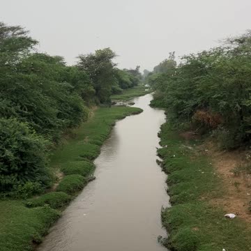 Evening of a village of Punjab India
