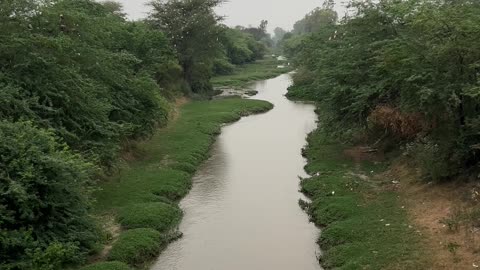 Evening of a village of Punjab India