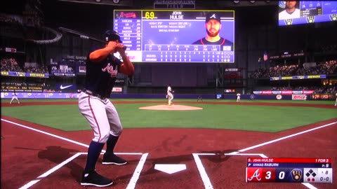 MLB The Show: Atlanta Braves vs Milwaukee Brewers (S17 NLDS G3-4)