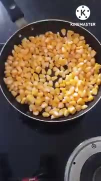 Cheese corn chat