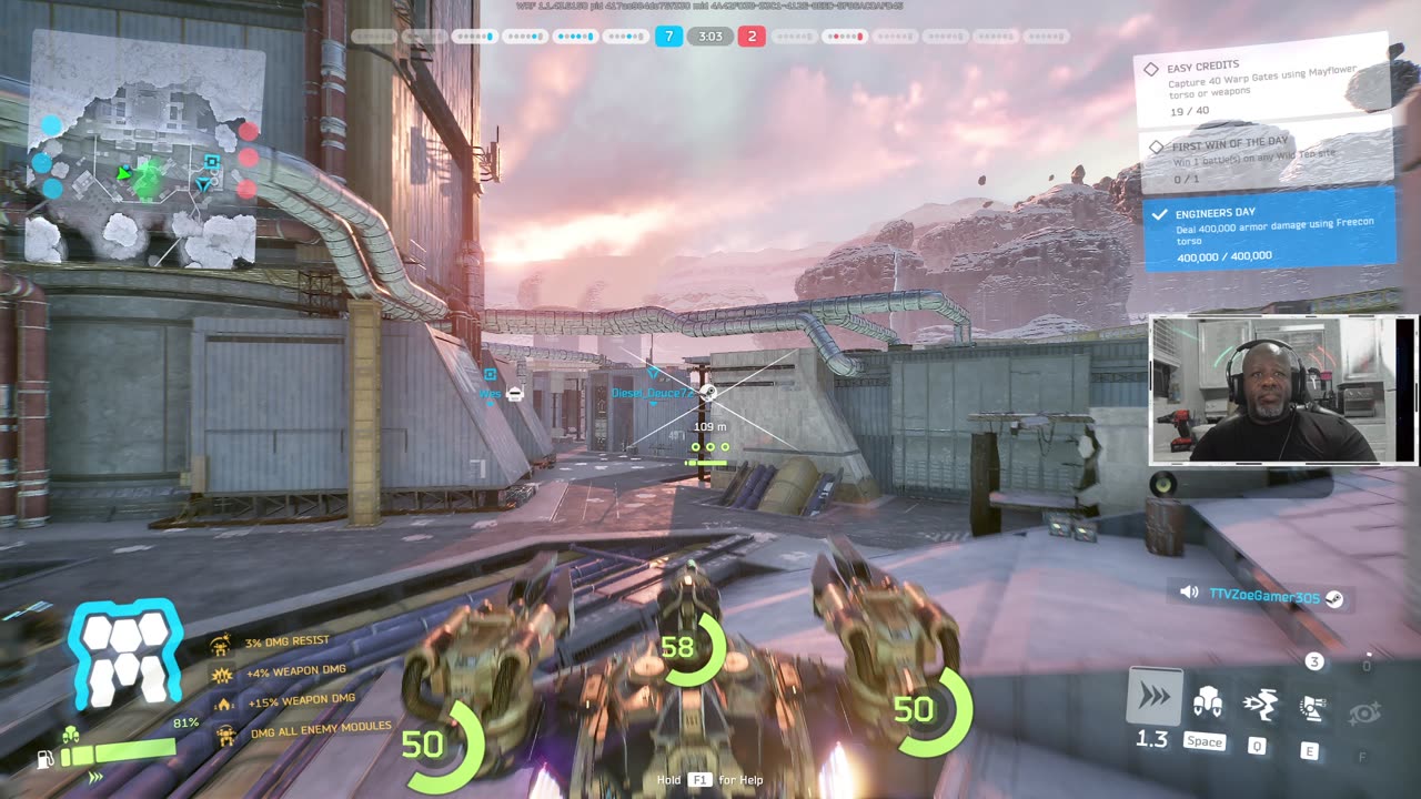 Join my crew get free Gifts War Robots Frontiers.
